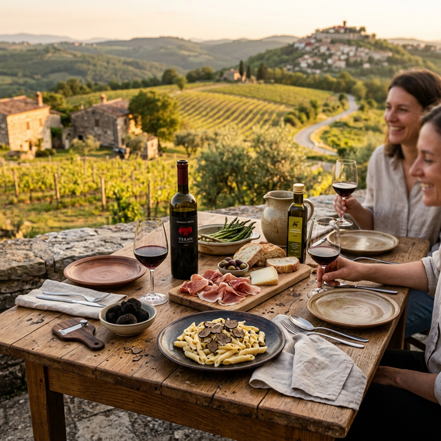 Istrian food and wine scene